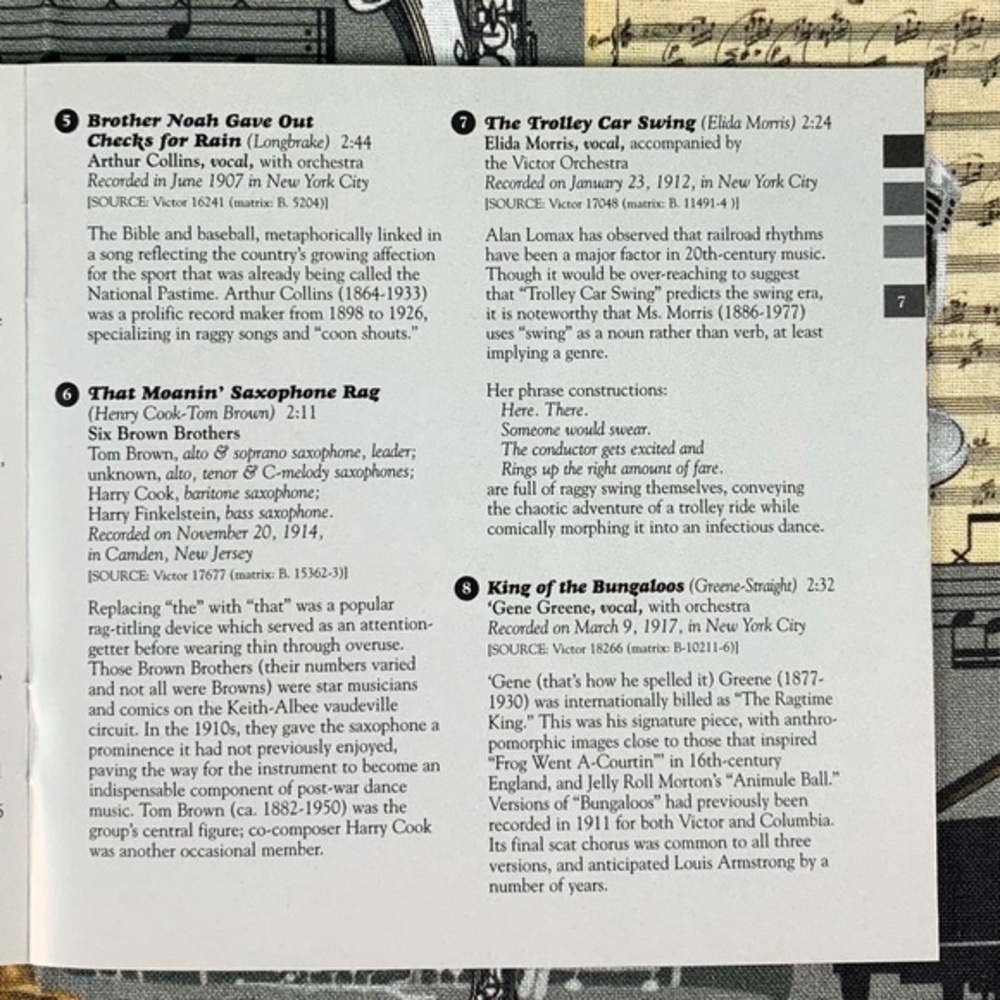 Various Artists Ragtime CD. - Picture 9 of 16